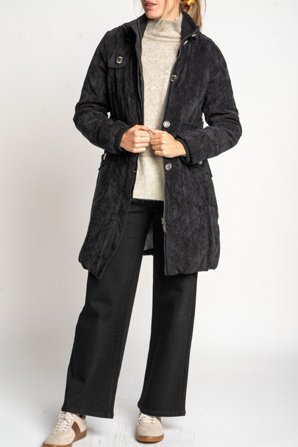 Tapado Corduroy Negro