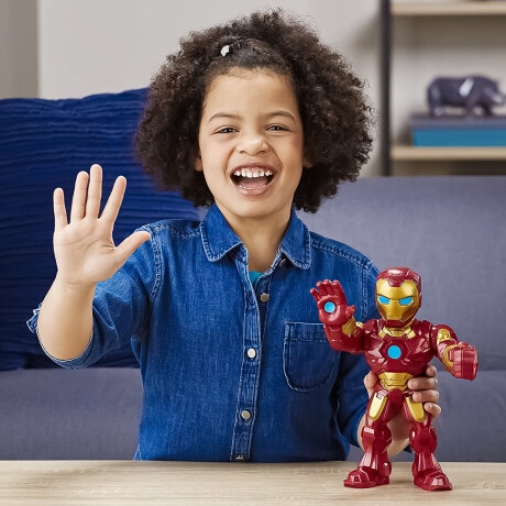 Figura Marvel Mega Iron Man Pantera Negra Hasbro 25cm Figura Marvel Mega Iron Man Pantera Negra Hasbro 25cm