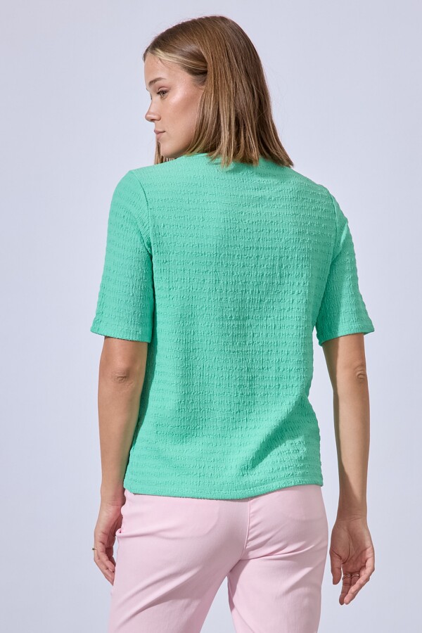 Remera Texturada VERDE