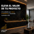 Placa PVC Símil Mármol Utilizables 2,2X1,22 Resistente 3Mm Negro