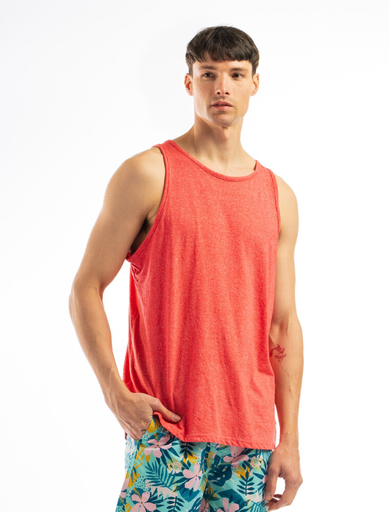 Musculosa Algodón BGDH Coral Melange