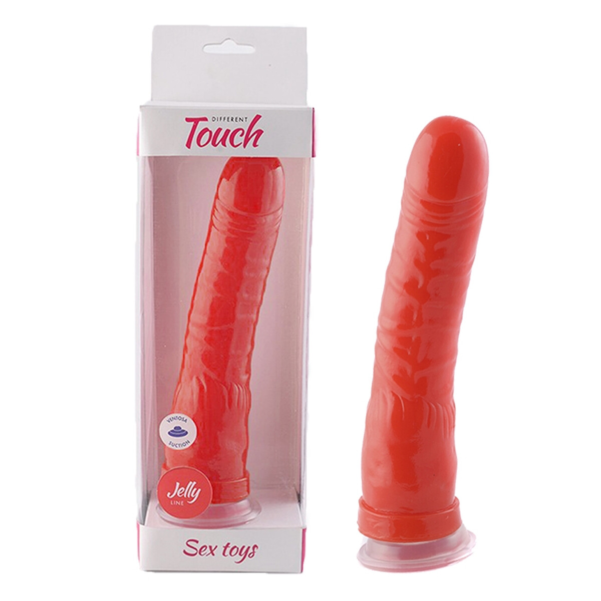 Consolador Banana Con Ventosa - Rojo 
