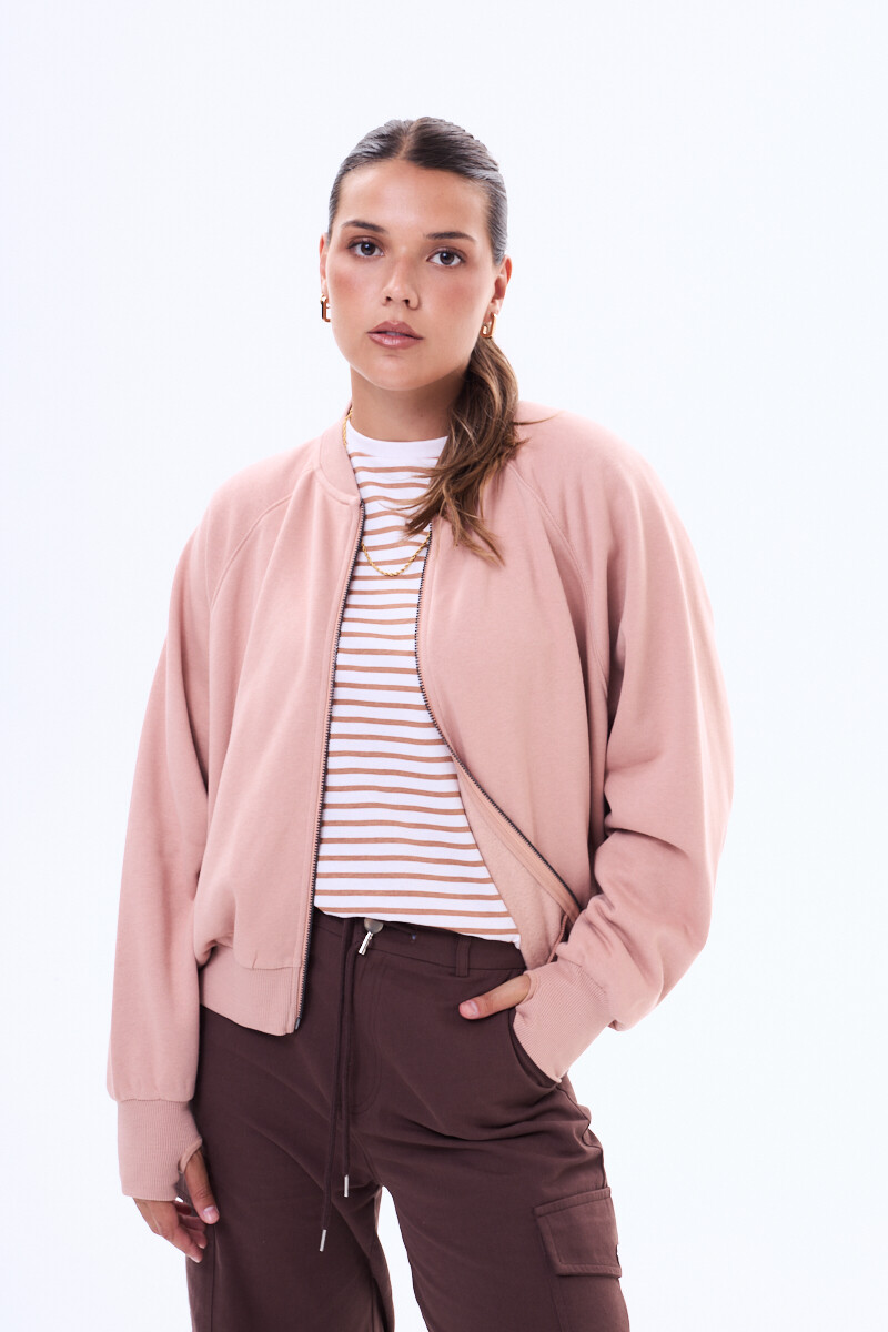 Campera de felpa Taubate Beige