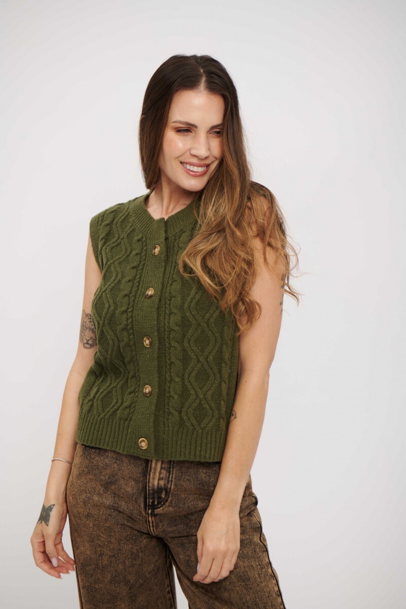 CHALECO CLOTILDE VERDE