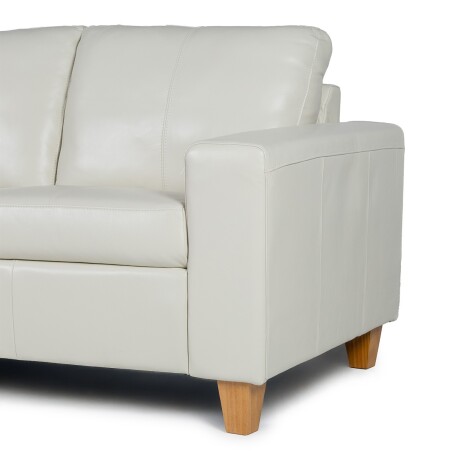 Rinconera Royale - Cuero Básico - Chaise Izquierdo 509 (Off White)