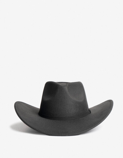 Sombreros Fedora con ala larga Sombrero Fedora - Negro