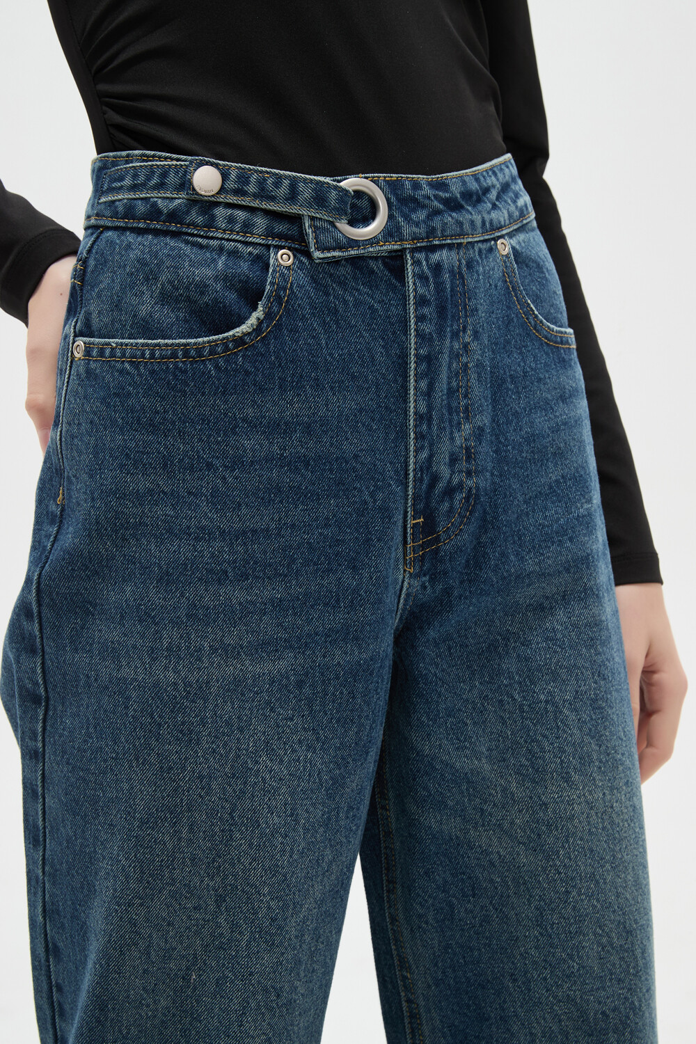 Pantalon Aelith Azul Grisaceo