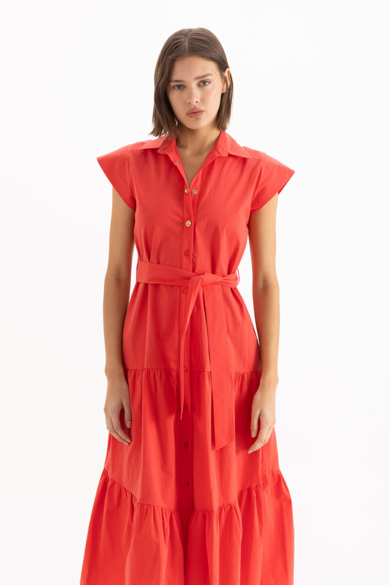 VESTIDO LULI Rojo