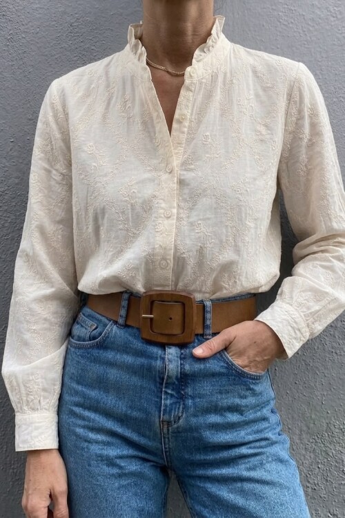 Camisa Camelot Crema