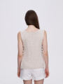 Musculosa Metrical Crudo / Natural