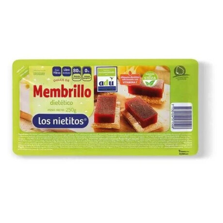 DULCE LOS NIETITOS 0% 250G MEMBRILLO DULCE LOS NIETITOS 0% 250G MEMBRILLO