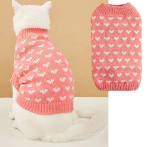 Sweater Para Gato Rosa