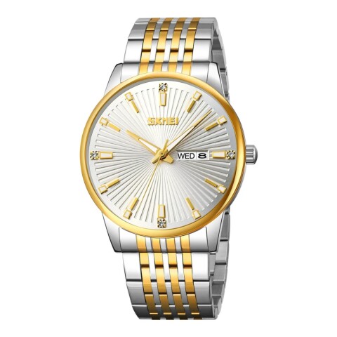 Reloj Skmei 9323TGDSI para hombre en acero Plateado