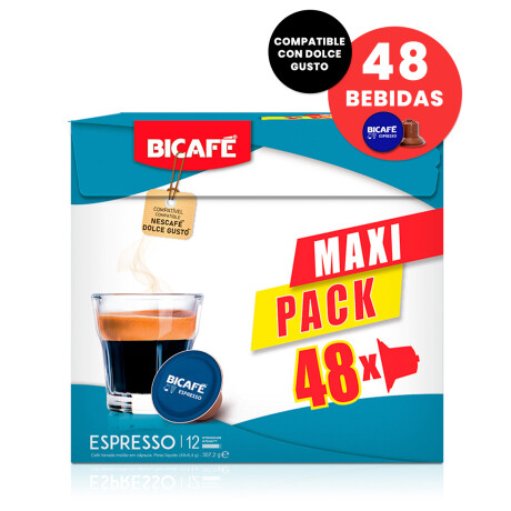 Pack X48 Cápsulas de Café Bicafé Espresso 001