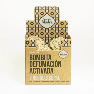 Bomba 7 Hierbas Copal Sagrada Madre x8 Bomba X8 7 Hierbas Sagrada M