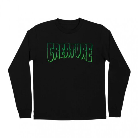 BUZO CREATURE OUTLINE CREW Black