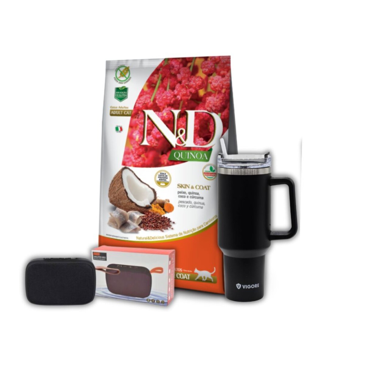 N&D Quinoa Feline Skin & Coat Peixe 1,5 kg 