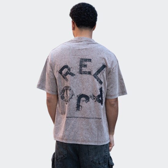 Remera Relajo Religion Marron