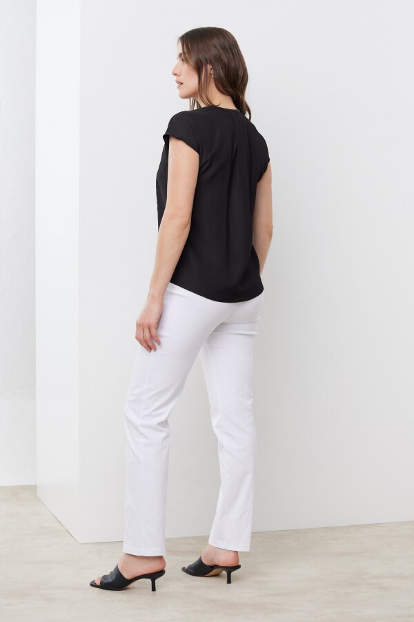 Blusa Escote V NEGRO