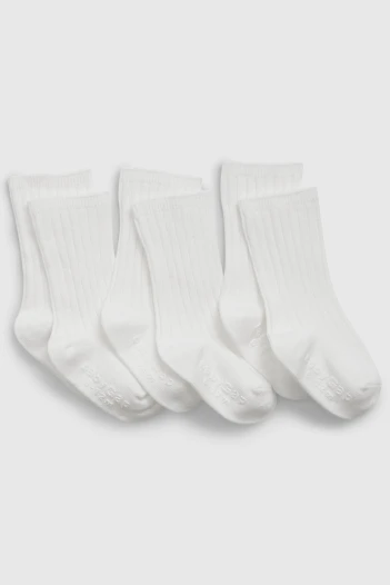Medias Pack X3 Bebé Optic White 1
