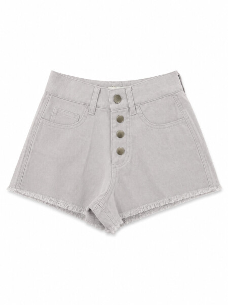 SHORT MOLA GRIS CLARO