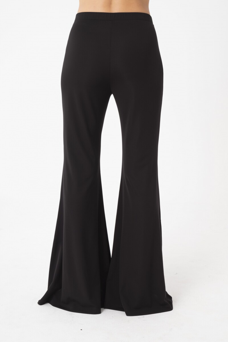 Pantalón flare Negro