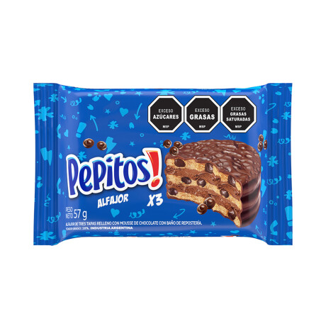 Alfajor Triple Pepito 57GR AZUL