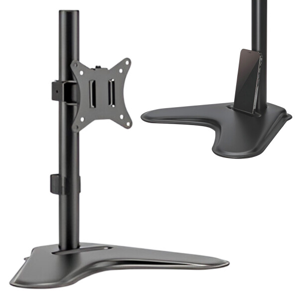 Soporte Monitor Brateck Base 17"-32" Ergonomico Ajustable Color Negro