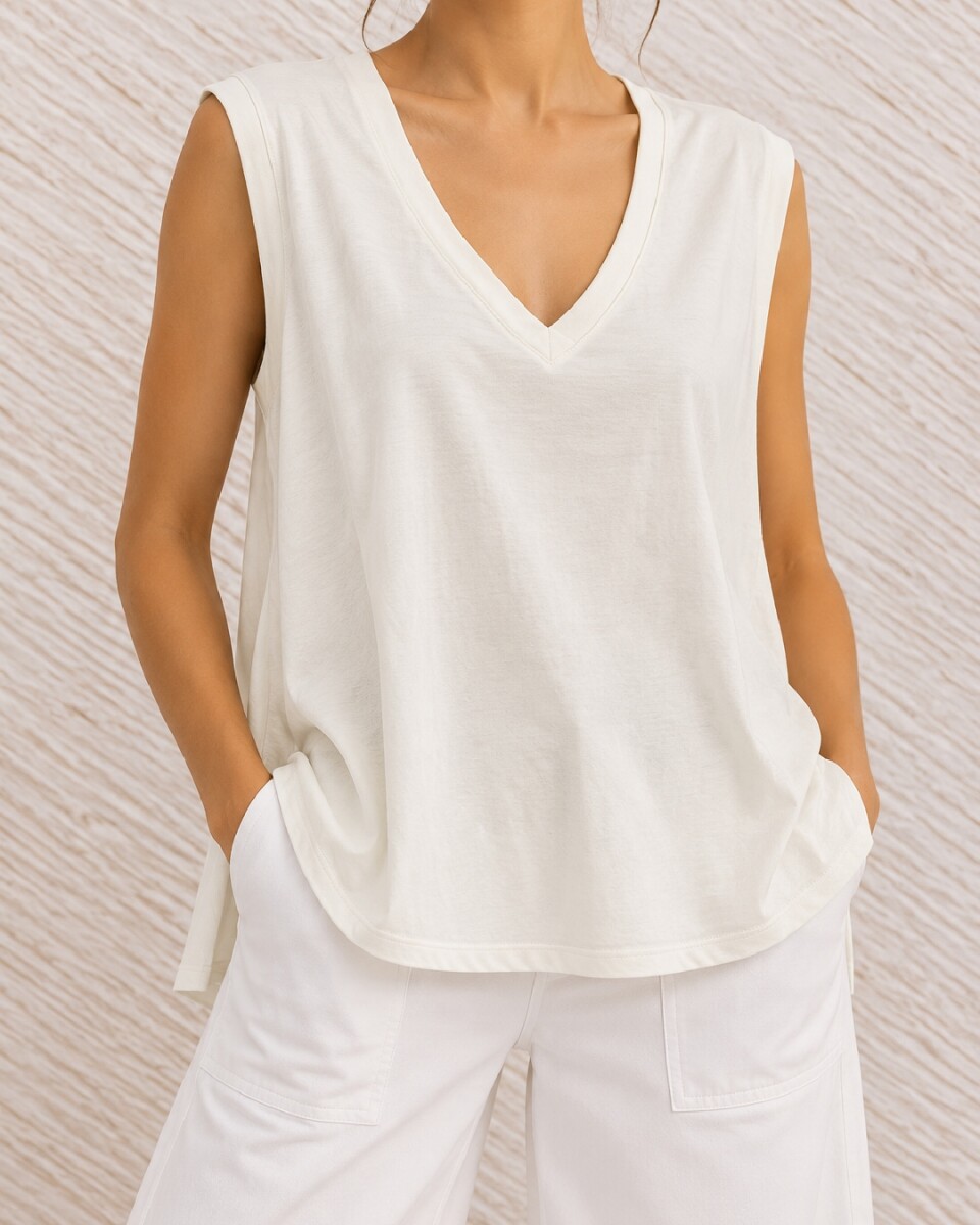 outlet - Musculosa cruda 