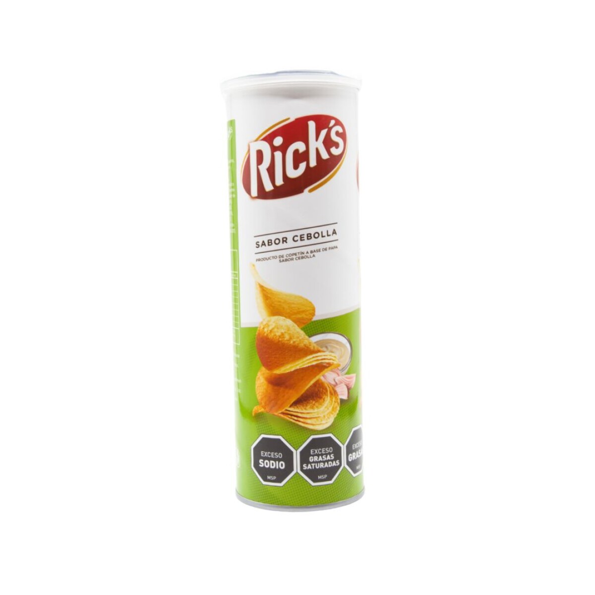 PAPAS RICK'S TUBO GRANDE 110GRS - PAPAS RICK'S CEBOLLA TUBO GRANDE 110GRS 