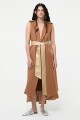 CHALECO LARGO Camel