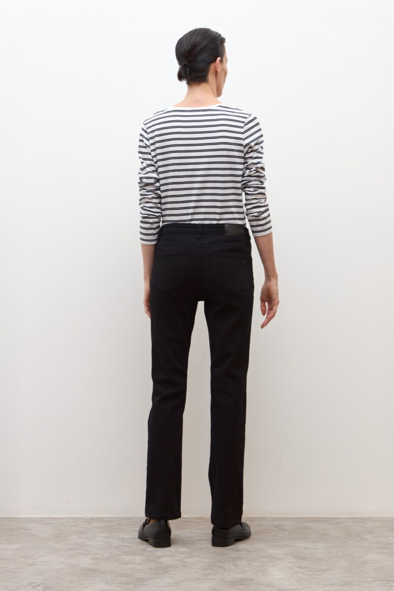 Pantalón recto Amy negro