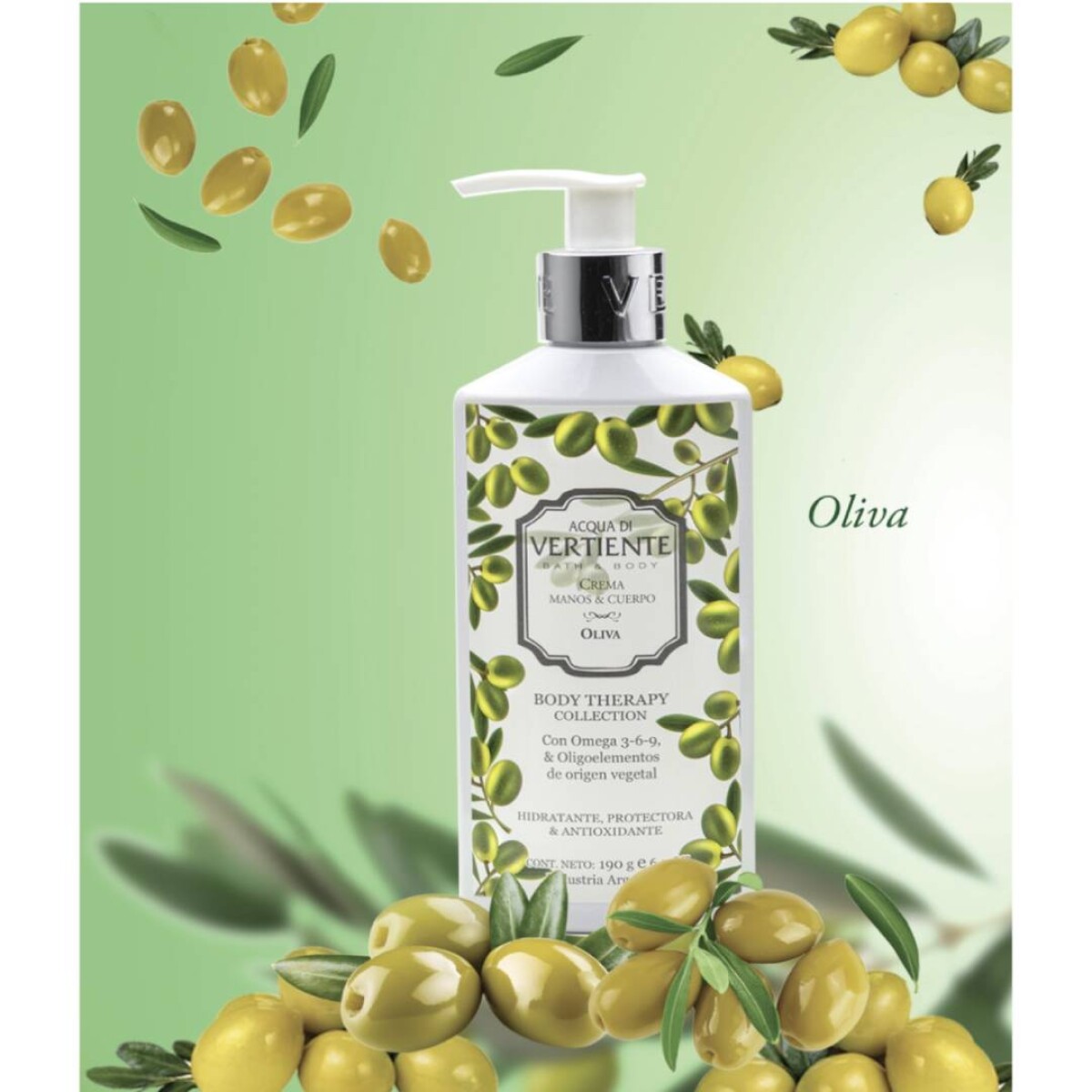 Body Therapy Acqua Di Vertiente Oliva - 190 Gr 