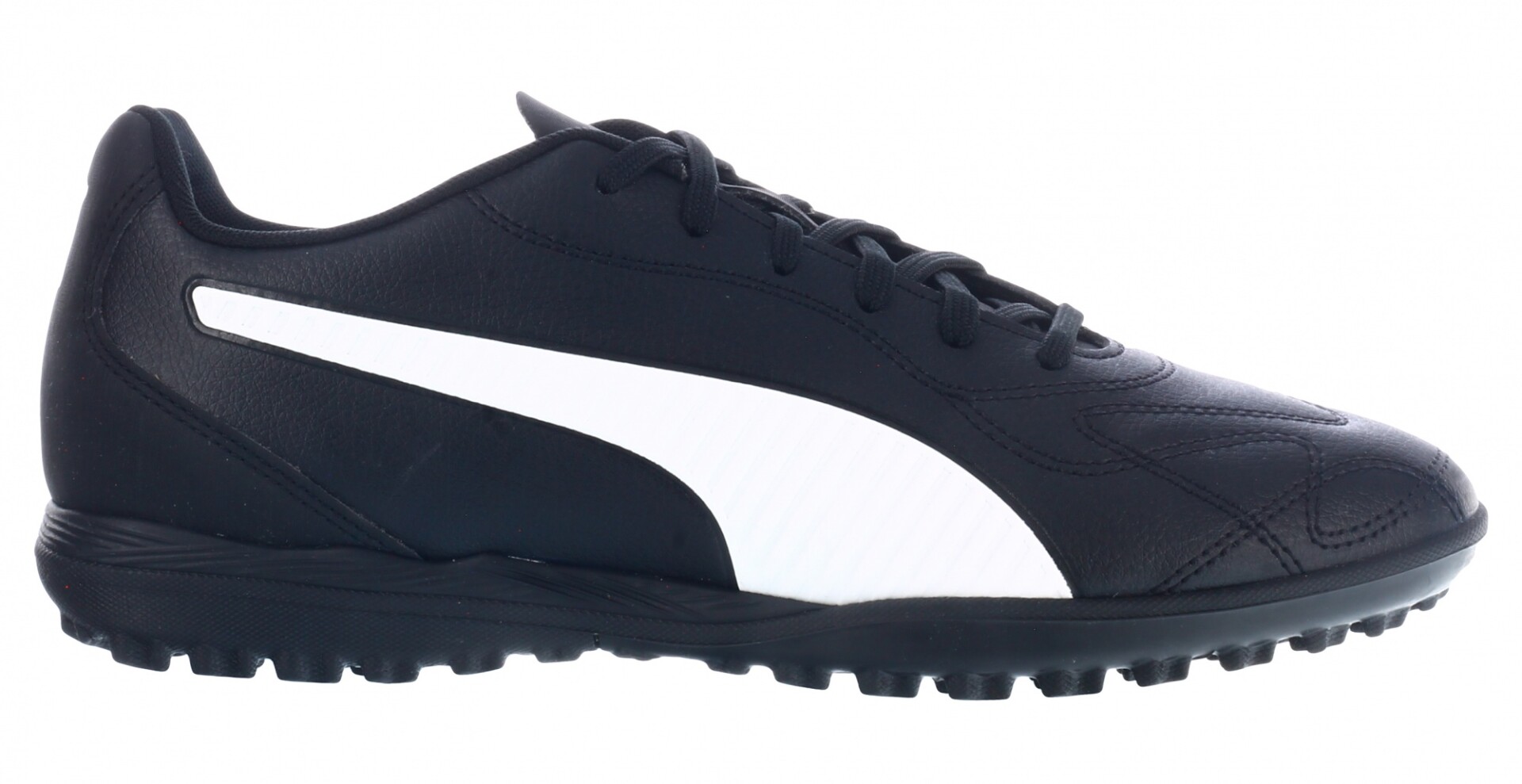 Championes de Fútbol 5 Hombre Puma Monarch II - Negro - Blanco 