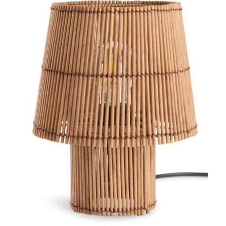 Lampara De Mesa Hannibal Ø19Xh25 Cm Bambu