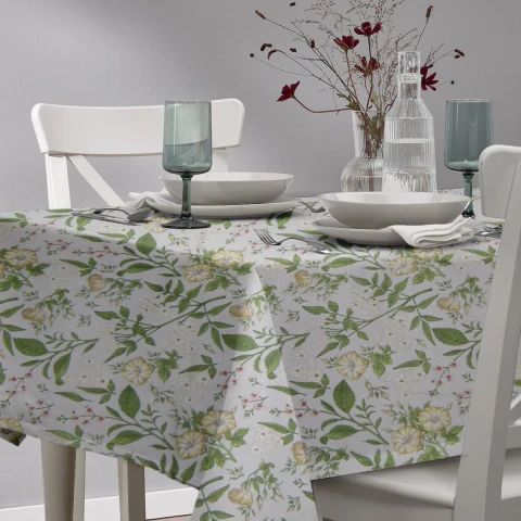 Mantel Waterproof Home Class 140 x 210 cm 3523 FLOR BEIGE
