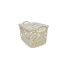 OUTLET Canasto organizador c/ tapa 24*17.5*12 cm Outlet Canasto Organizador C/ Tapa 24*17.5*12 Cm