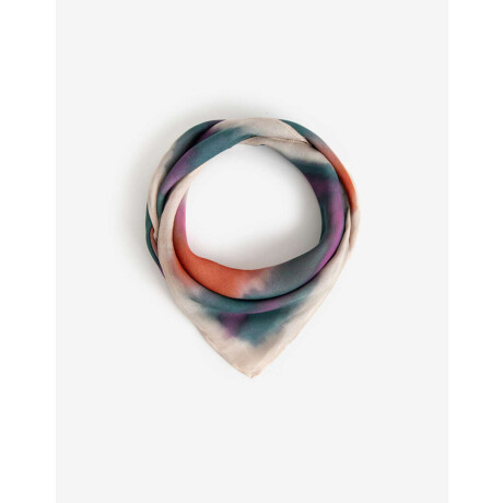 Pañuelo Estampado Estilo Ombre Combinacion Multicolor