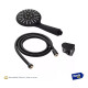 Monocomando Para Ducha Mezcladora Griferia Para Baño Negro Monocomando Para Ducha Mezcladora Griferia Para Baño Negro
