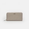 Billetera Monogram En Efecto Cuero Estampado Taupe