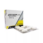 DIABETOL 1000 MG. CJ X 30 COMP. única