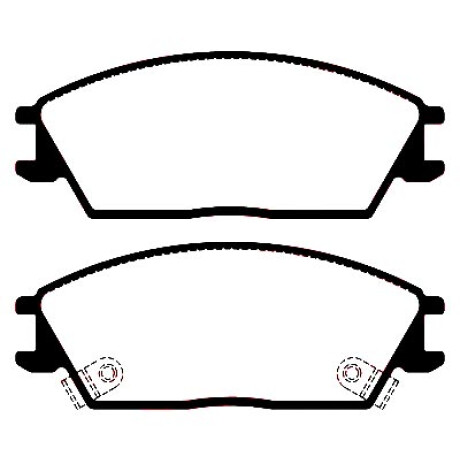 PASTILLAS DE FRENO HYUNDAI ACCENT EXCEL ELANTRA JAC J3 (DUR440) - PASTILLAS DE FRENO HYUNDAI ACCENT EXCEL ELANTRA JAC J3 (DUR440) -