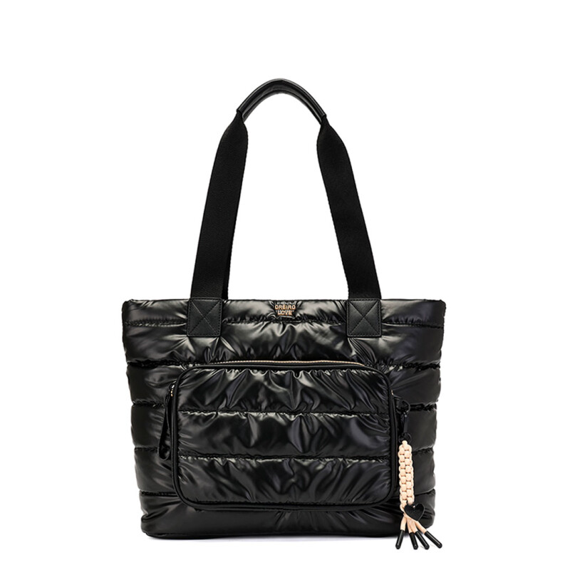 Bolso Las Oreiro Shopper Negro - Beige