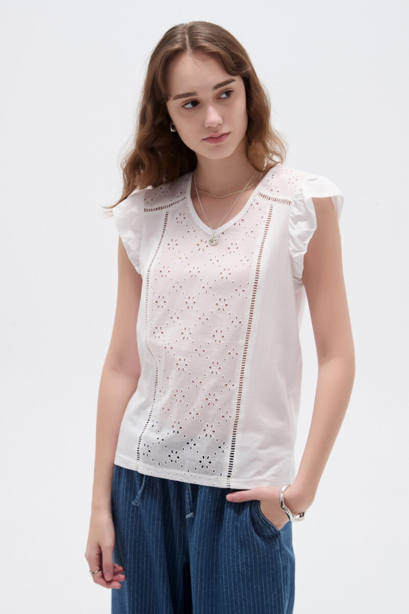 Musculosa Hulda - Blanco 