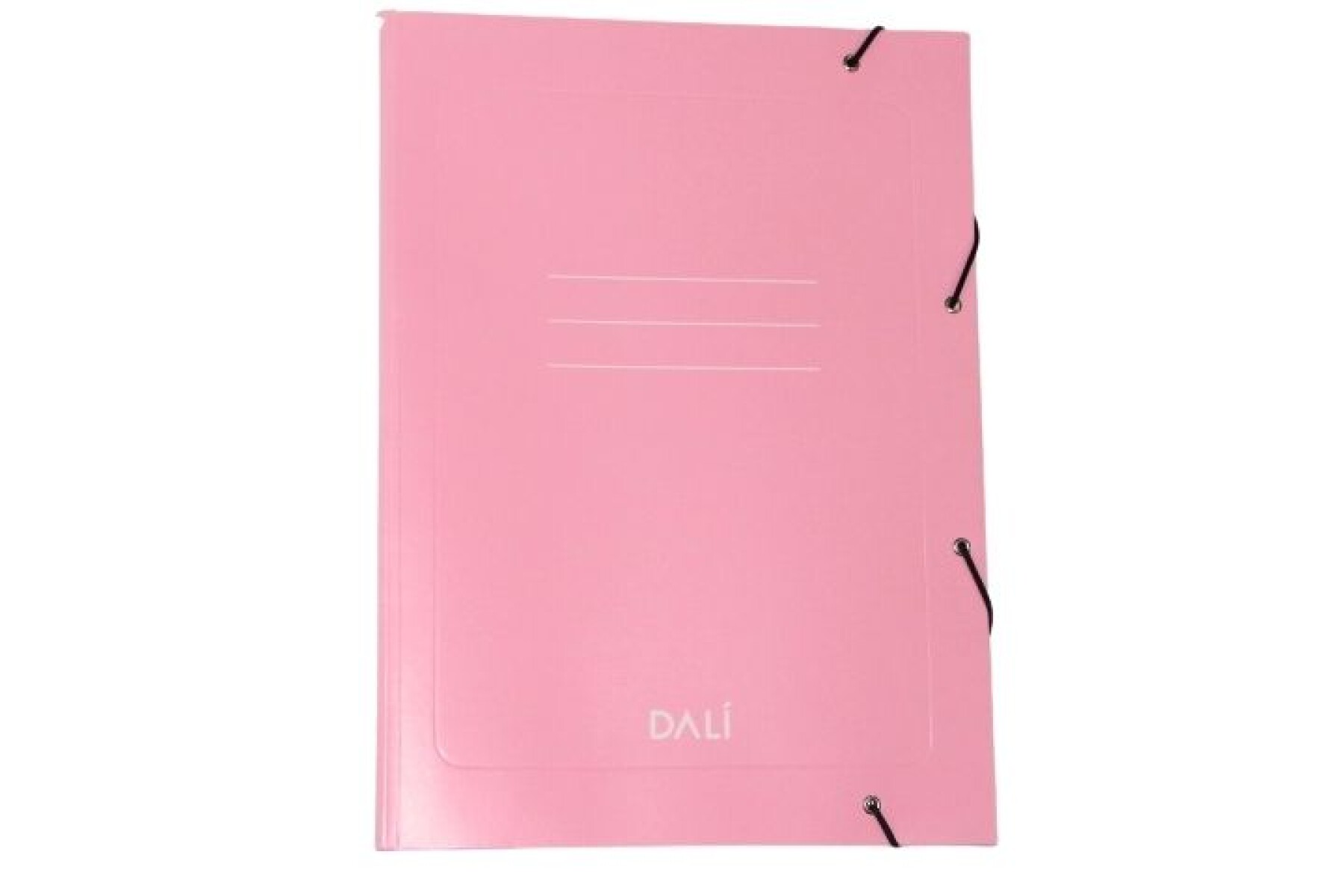 CARPETA DALI CON ELASTICO TAMAÑO OFICIO COLORES PASTELES - COLOR ROSADO 