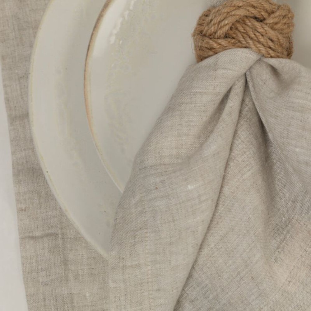 Mantel Lino Arista Natural (8-10 comensales) Mantel Lino Arista Natural (8-10 comensales)