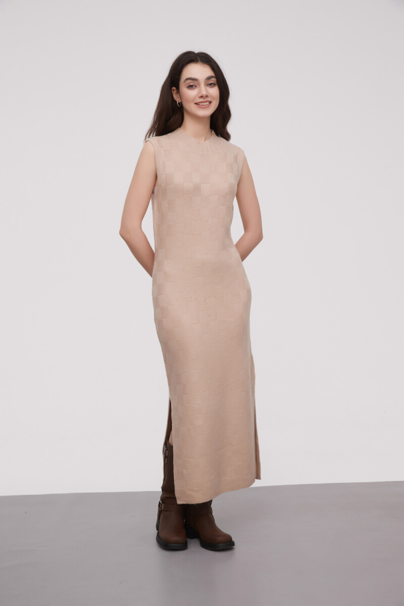 Vestido Xinjue - Beige 