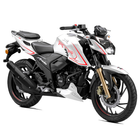 TVS Apache 200 Blanco