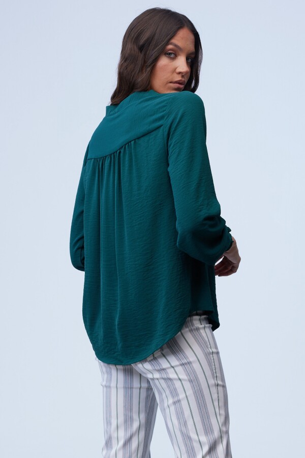 Blusa Frunces VERDE