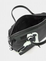 Bolso Tote De Textura Suave negro